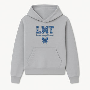 LMT Licensed Massage Therapist Butterfly Art Print - Floral Design Wall Decor for Wellness Studio - Hoodie 1758350843196.jpg