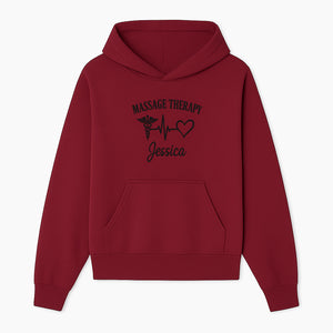 Personalized Massage Therapy Sign with Caduceus and Heart Design for Jessica's Wellness Studio Decor - Hoodie 1758350843254.jpg