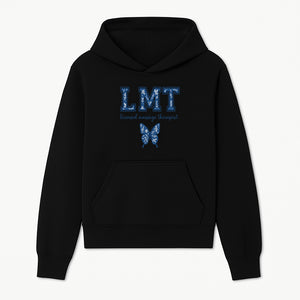 LMT Licensed Massage Therapist Butterfly Art Print - Floral Design Wall Decor for Wellness Studio - Hoodie 1758350843317.jpg