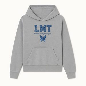 LMT Licensed Massage Therapist Butterfly Art Print - Floral Design Wall Decor for Wellness Studio - Hoodie 1758350843684.jpg