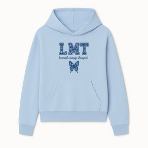 LMT Licensed Massage Therapist Butterfly Art Print - Floral Design Wall Decor for Wellness Studio - Hoodie 1758350843821.jpg