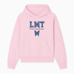 LMT Licensed Massage Therapist Butterfly Art Print - Floral Design Wall Decor for Wellness Studio - Hoodie 1758350843954.jpg