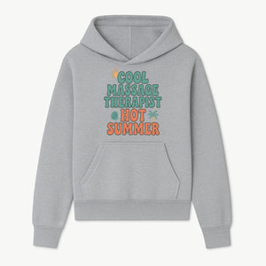 Cool Massage Therapist Hot Summer T-Shirt | Fun Summer Gift for Massage Therapists | Relaxation & Beach Vibes Design - Hoodie 1758350844365.jpg