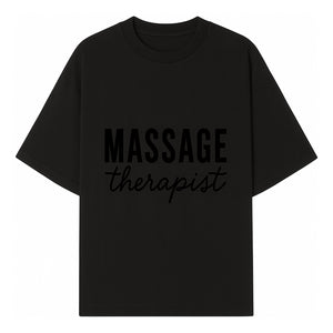 Massage Therapist Sign Elegant Wall Decor for Spas, Wellness Centers, and Home Treatment Rooms Professional Style - T-shirt 1758350844685.jpg