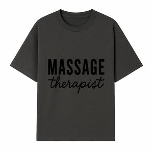 Massage Therapist Sign Elegant Wall Decor for Spas, Wellness Centers, and Home Treatment Rooms Professional Style - T-shirt 1758350844817.jpg