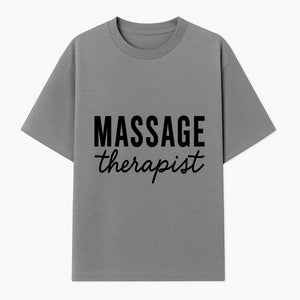 Massage Therapist Sign Elegant Wall Decor for Spas, Wellness Centers, and Home Treatment Rooms Professional Style - T-shirt 1758350845059.jpg