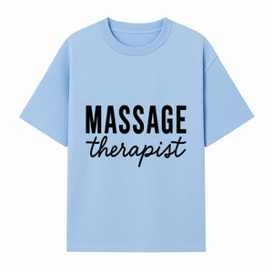 Massage Therapist Sign Elegant Wall Decor for Spas, Wellness Centers, and Home Treatment Rooms Professional Style - T-shirt 1758350845192.jpg