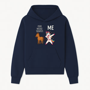Funny Massage Therapist Unicorn Design - Other Therapists vs Me - Cute Gift for Massage Professionals and Unicorn Lovers - Hoodie 1758350845411.jpg
