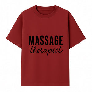 Massage Therapist Sign Elegant Wall Decor for Spas, Wellness Centers, and Home Treatment Rooms Professional Style - T-shirt 1758350845466.jpg