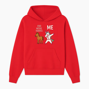 Funny Massage Therapist Unicorn Design - Other Therapists vs Me - Cute Gift for Massage Professionals and Unicorn Lovers - Hoodie 1758350845524.jpg