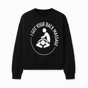 I Got Your Back Massage - Therapeutic Massage Service Logo Design for Spa & Wellness Business - Sweatshirt 1758350845802.jpg