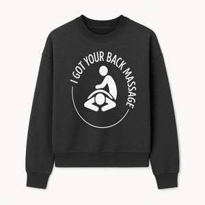 I Got Your Back Massage - Therapeutic Massage Service Logo Design for Spa & Wellness Business - Sweatshirt 1758350845936.jpg
