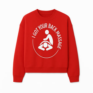 I Got Your Back Massage - Therapeutic Massage Service Logo Design for Spa & Wellness Business - Sweatshirt 1758350846918.jpg