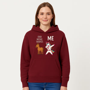 Funny Massage Therapist Unicorn Design - Other Therapists vs Me - Cute Gift for Massage Professionals and Unicorn Lovers - Hoodie 1758350847093.jpg