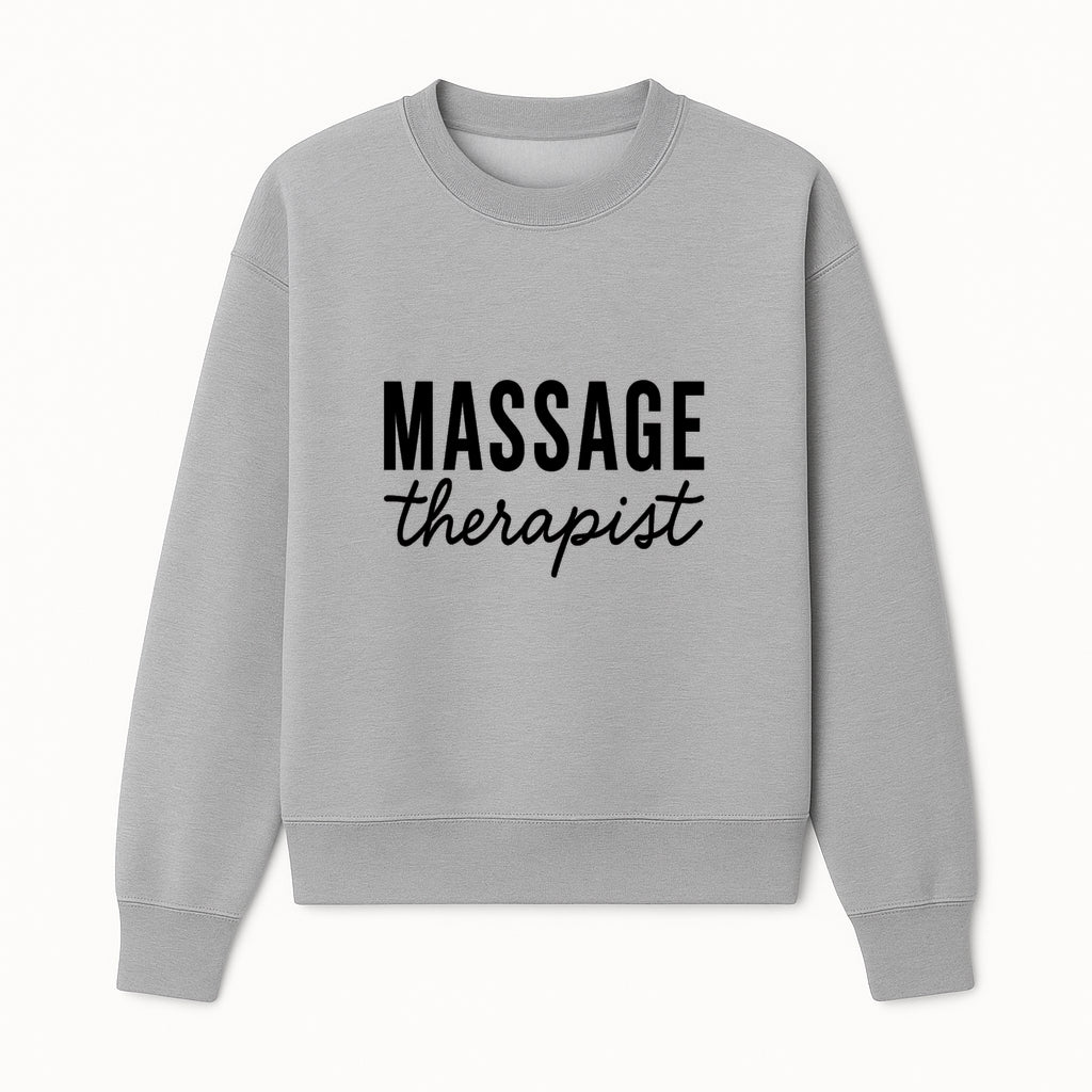 Massage Therapist Sign Elegant Wall Decor for Spas, Wellness Centers, and Home Treatment Rooms Professional Style - Sweatshirt 1758350847429.jpg
