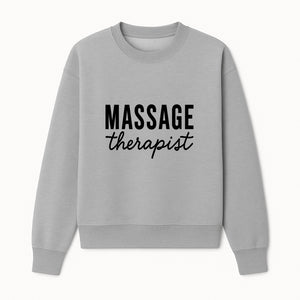 Massage Therapist Sign Elegant Wall Decor for Spas, Wellness Centers, and Home Treatment Rooms Professional Style - Sweatshirt 1758350847429.jpg
