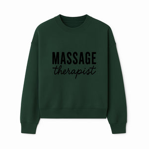 Massage Therapist Sign Elegant Wall Decor for Spas, Wellness Centers, and Home Treatment Rooms Professional Style - Sweatshirt 1758350847866.jpg