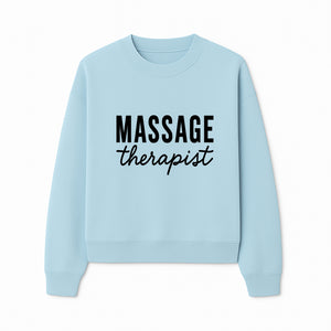 Massage Therapist Sign Elegant Wall Decor for Spas, Wellness Centers, and Home Treatment Rooms Professional Style - Sweatshirt 1758350848137.jpg