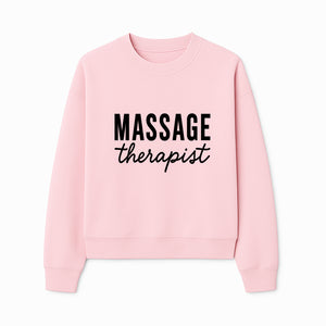 Massage Therapist Sign Elegant Wall Decor for Spas, Wellness Centers, and Home Treatment Rooms Professional Style - Sweatshirt 1758350848262.jpg