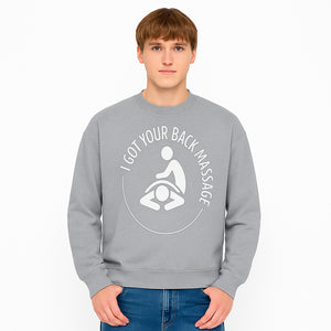 I Got Your Back Massage - Therapeutic Massage Service Logo Design for Spa & Wellness Business - Sweatshirt 1758350848319.jpg