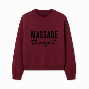 Massage Therapist Sign Elegant Wall Decor for Spas, Wellness Centers, and Home Treatment Rooms Professional Style - Sweatshirt 1758350848401.jpg
