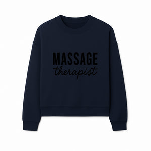Massage Therapist Sign Elegant Wall Decor for Spas, Wellness Centers, and Home Treatment Rooms Professional Style - Sweatshirt 1758350848524.jpg