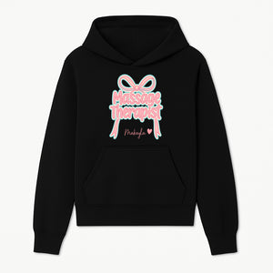 Personalized Massage Therapist Sign with Bow | Custom Name Wall Decor for Spa or Relaxation Room | Pink Neon Aesthetic - Hoodie 1758350848657.jpg