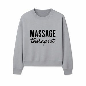 Massage Therapist Sign Elegant Wall Decor for Spas, Wellness Centers, and Home Treatment Rooms Professional Style - Sweatshirt 1758350848837.jpg