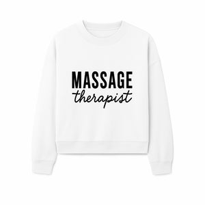 Massage Therapist Sign Elegant Wall Decor for Spas, Wellness Centers, and Home Treatment Rooms Professional Style - Sweatshirt 1758350848972.jpg