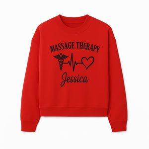 Personalized Massage Therapy Sign with Caduceus and Heart Design for Jessica's Wellness Studio Decor - Sweatshirt 1758350849199.jpg