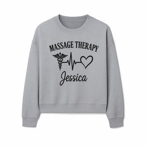 Personalized Massage Therapy Sign with Caduceus and Heart Design for Jessica's Wellness Studio Decor - Sweatshirt 1758350849335.jpg
