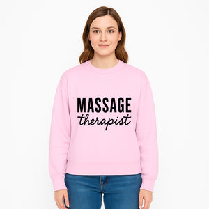 Massage Therapist Sign Elegant Wall Decor for Spas, Wellness Centers, and Home Treatment Rooms Professional Style - Sweatshirt 1758350850261.jpg