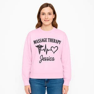 Personalized Massage Therapy Sign with Caduceus and Heart Design for Jessica's Wellness Studio Decor - Sweatshirt 1758350850733.jpg