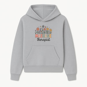Massage Therapist Floral Design Art Print - Relaxation Decor for Wellness Spaces and Gift Ideas - Hoodie 1758350850818.jpg