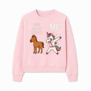 Funny Massage Therapist Unicorn Design - Other Therapists vs Me - Cute Gift for Massage Professionals and Unicorn Lovers - Sweatshirt 1758350850840.jpg