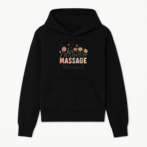 Massage Therapist Floral Design Art Print - Relaxation Decor for Wellness Spaces and Gift Ideas - Hoodie 1758350850973.jpg