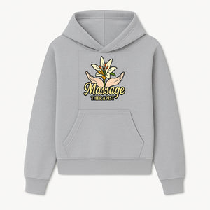 Massage Therapist Floral Design T-Shirt, Relaxation Gift for Healers, Spa Workers, Wellness Professionals, Unique Therapy Apparel - Hoodie 1758350851075.jpg