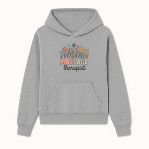 Massage Therapist Floral Design Art Print - Relaxation Decor for Wellness Spaces and Gift Ideas - Hoodie 1758350851360.jpg