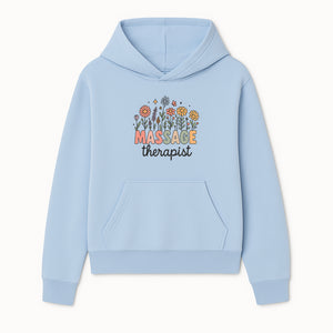 Massage Therapist Floral Design Art Print - Relaxation Decor for Wellness Spaces and Gift Ideas - Hoodie 1758350851520.jpg