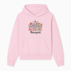 Massage Therapist Floral Design Art Print - Relaxation Decor for Wellness Spaces and Gift Ideas - Hoodie 1758350851624.jpg