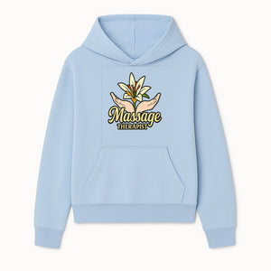 Massage Therapist Floral Design T-Shirt, Relaxation Gift for Healers, Spa Workers, Wellness Professionals, Unique Therapy Apparel - Hoodie 1758350851761.jpg