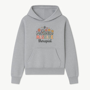 Massage Therapist Floral Design Art Print - Relaxation Decor for Wellness Spaces and Gift Ideas - Hoodie 1758350852112.jpg