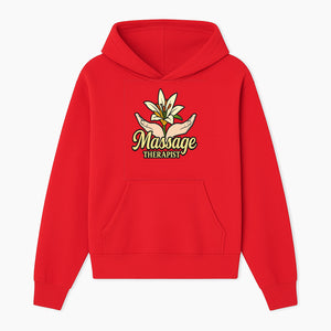 Massage Therapist Floral Design T-Shirt, Relaxation Gift for Healers, Spa Workers, Wellness Professionals, Unique Therapy Apparel - Hoodie 1758350852357.jpg
