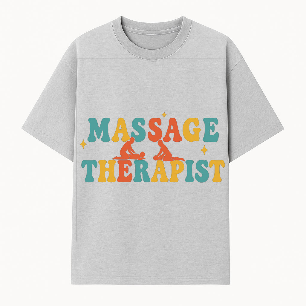 Colorful Massage Therapist Wall Art | Relaxation Decor | Wellness Studio Sign | Massage Room Decoration | Home Spa Artwork - T-shirt 1758350852517.jpg