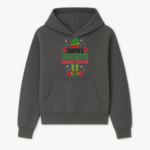 Santa's Favorite Massage Therapist Christmas Gift T-Shirt, Funny Holiday Apparel for Massage Therapists and Elves - Hoodie 1758350852605.jpg
