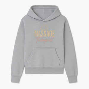 Massage Therapist Signage with Lotus Flower Design, Elegant Home Decor for Spa, Wellness Studio, or Office Ambiance - Hoodie 1758350852710.jpg