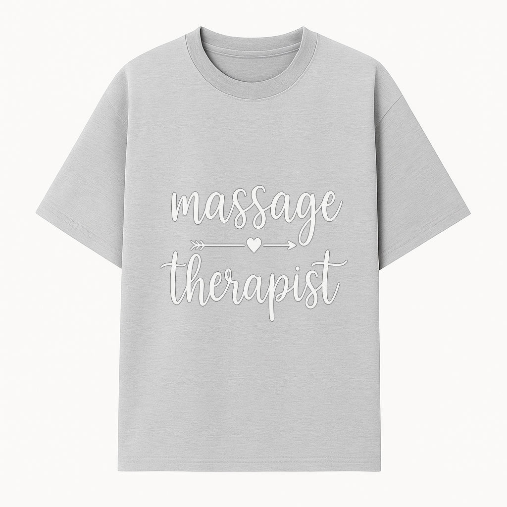 Massage Therapist Sign - Elegant Handwritten Decor for Spa, Wellness Center or Home Treatment Room - T-shirt 1758350852748.jpg