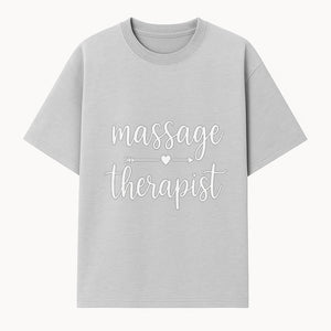 Massage Therapist Sign - Elegant Handwritten Decor for Spa, Wellness Center or Home Treatment Room - T-shirt 1758350852748.jpg