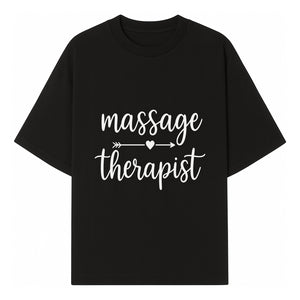 Massage Therapist Sign - Elegant Handwritten Decor for Spa, Wellness Center or Home Treatment Room - T-shirt 1758350852903.jpg
