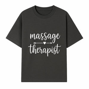 Massage Therapist Sign - Elegant Handwritten Decor for Spa, Wellness Center or Home Treatment Room - T-shirt 1758350853042.jpg